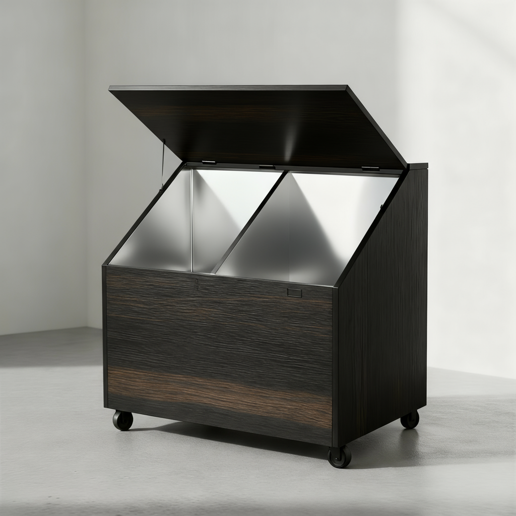 Premium Metal Lined Feed Bin