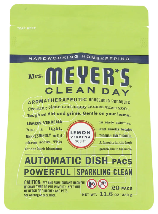 MRS. MEYER’S CLEANDAY Dishwasher Lemon Verbena 11.6 Ounce